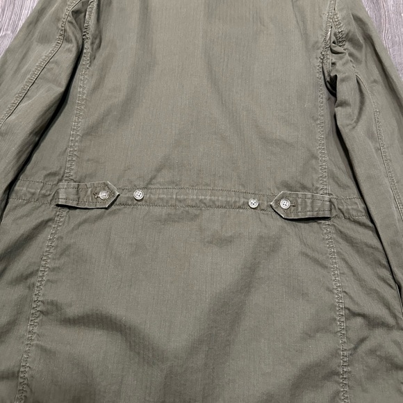 J.Crew Long Utility Field Jacket Women’s Size S Army Green Military Mechanical - Picture 7 of 12